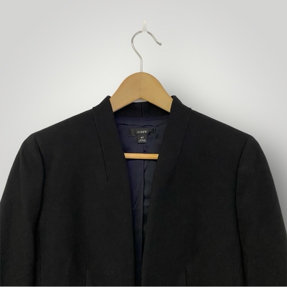 J. Crew Going-out blazer in stretch twill Black Sz 4 Tall - Picture 4 of 15